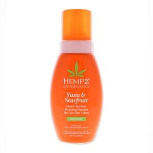 Hempz Yuzu & Starfruit Sunless Bronzing Mousse- 8.5 fl.oz